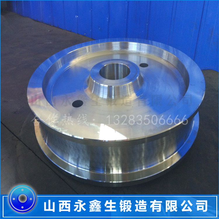 渣罐傾翻車(chē)車(chē)輪鍛件