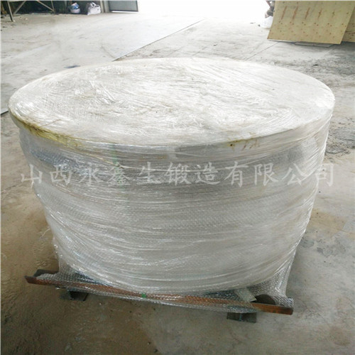 重型車(chē)輪鍛件包裝擺放